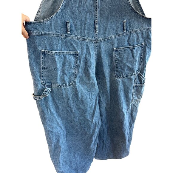 Vintage Disney Winnie The Pooh Denim Overalls Plus Size 22W Blue Adjustable Stra - Picture 9 of 9